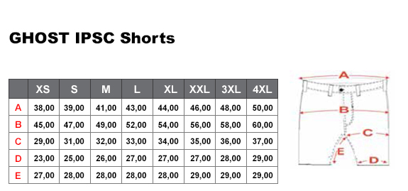 Shorts IPSC GHOST